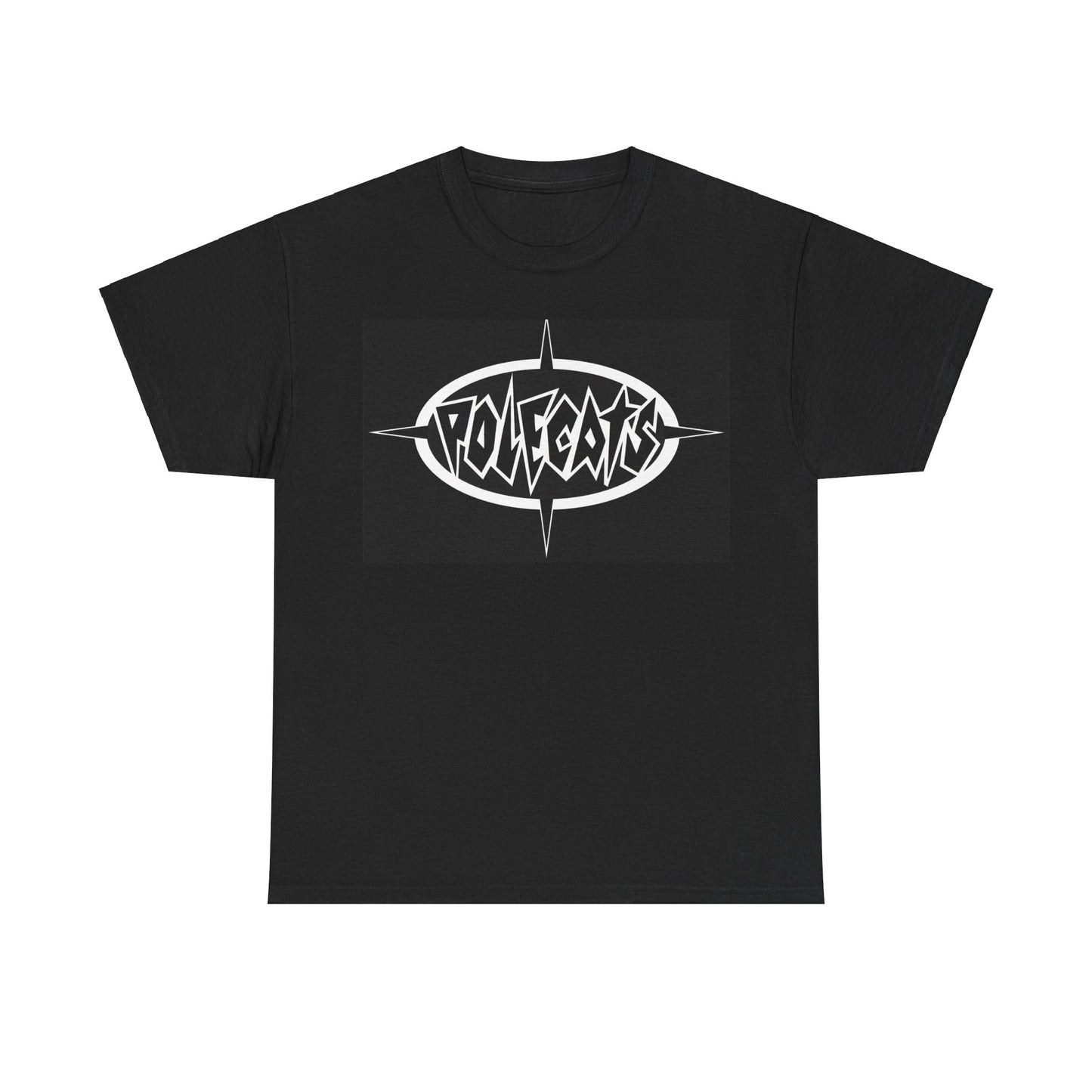 Polecats Black Heavy Cotton T-Shirt